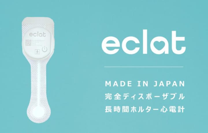 使い切りホルター心電計「eclat」