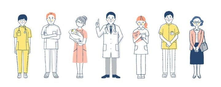 医療従事者のイラスト