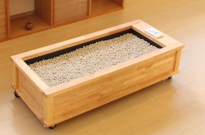 セラミックボール足温器