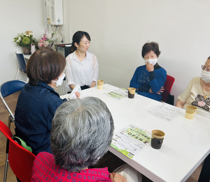 MTGをしている訪問看護ステーションの皆様