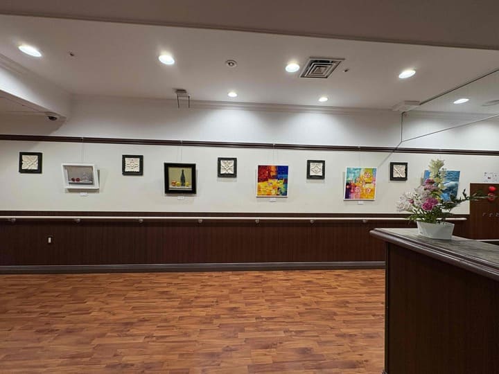 アート作品展示の画像