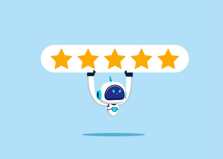 ロボットとお客様の声イメージ