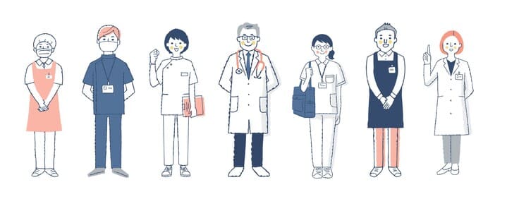 医療従事者のイラスト