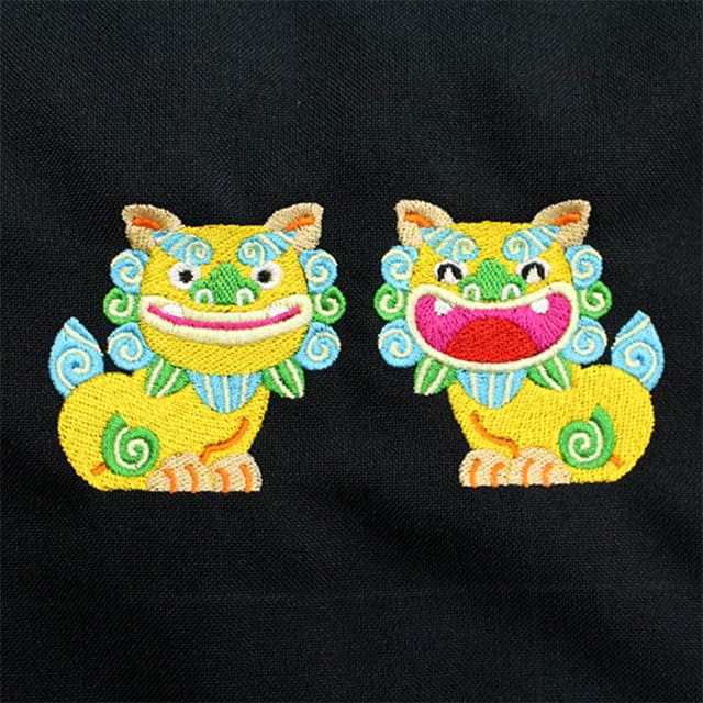 クオリティの高い刺繍